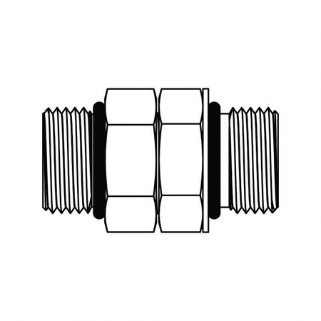 Tompkins Hydraulic Fitting-Steel12MOR-10MOR ADJ 6403-NWO-12-10